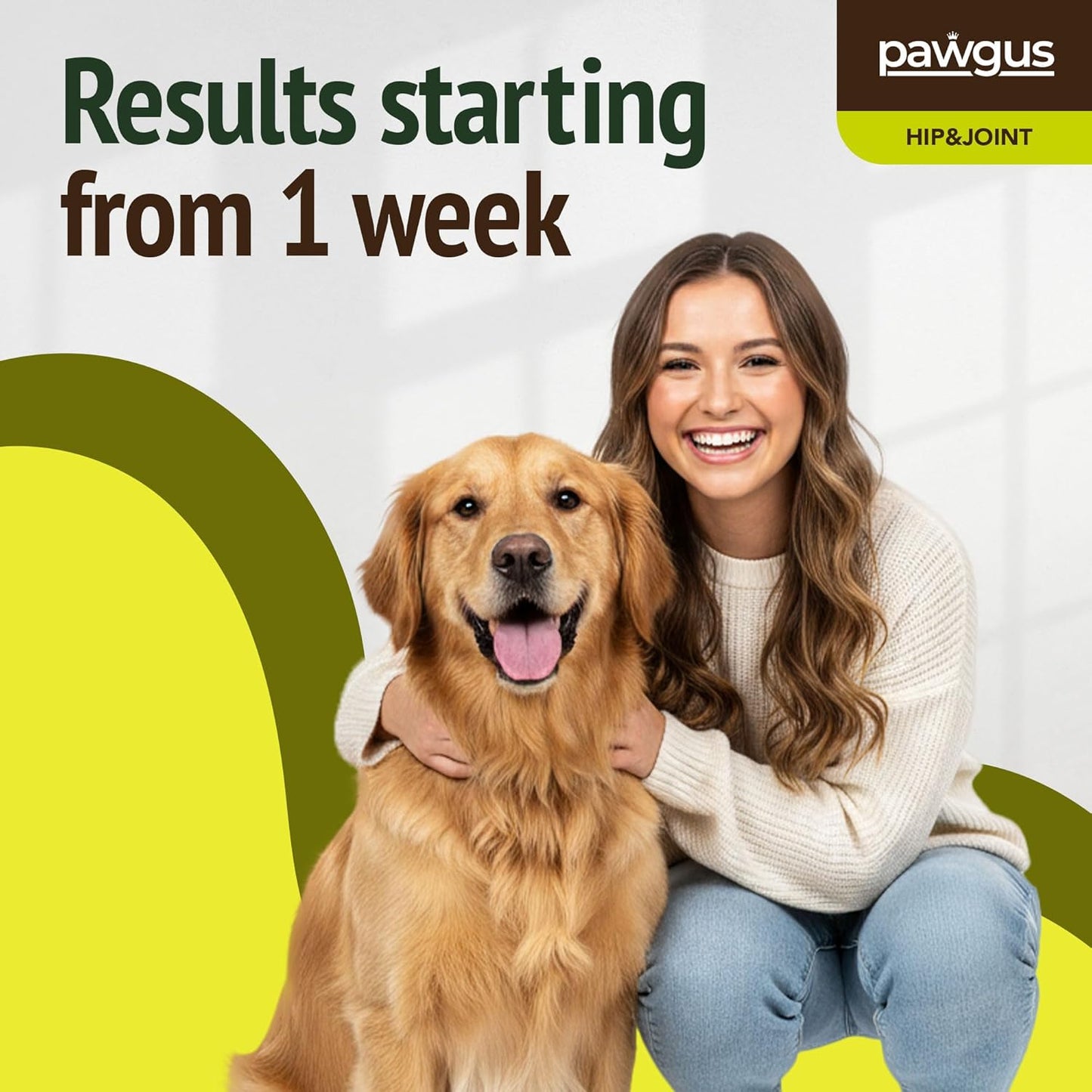 Dogs and Cats Hip and Joint Pain Management with Glucosamine, Chondroitin, Boswellia, MSM, Hyaluronic Acid, Collagens, Dewil's Claw - Healthy Aging, Sleep Quality - Lubrication, Stiffness Reliever