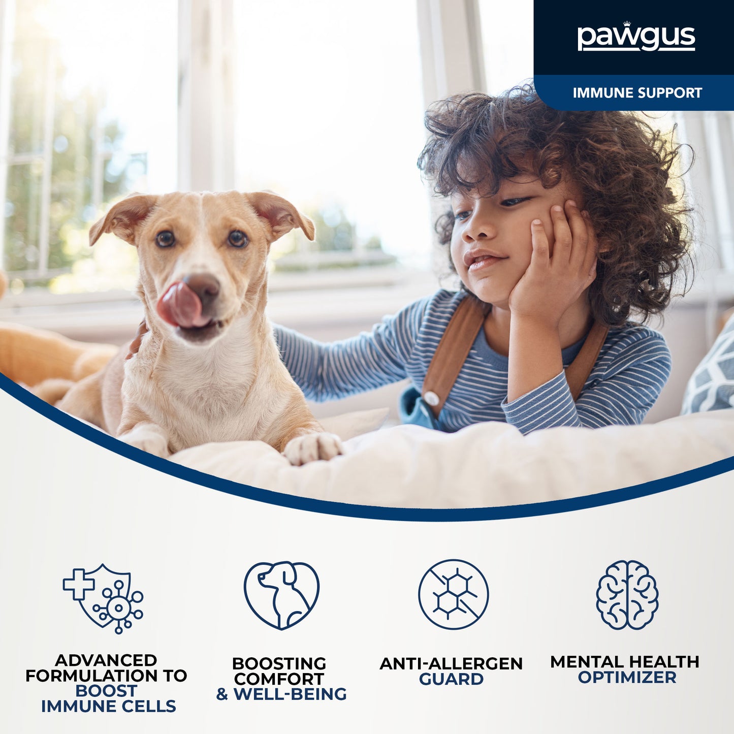 Veterinary Supplements Immune Health Support for Dogs 30 Sachets - Full Defense&Fast Recovery, Dog Allergy Itch Relief, Skin Allergy Relief, Seasonal Allergies Yeast Production Support, Daily Vitamins