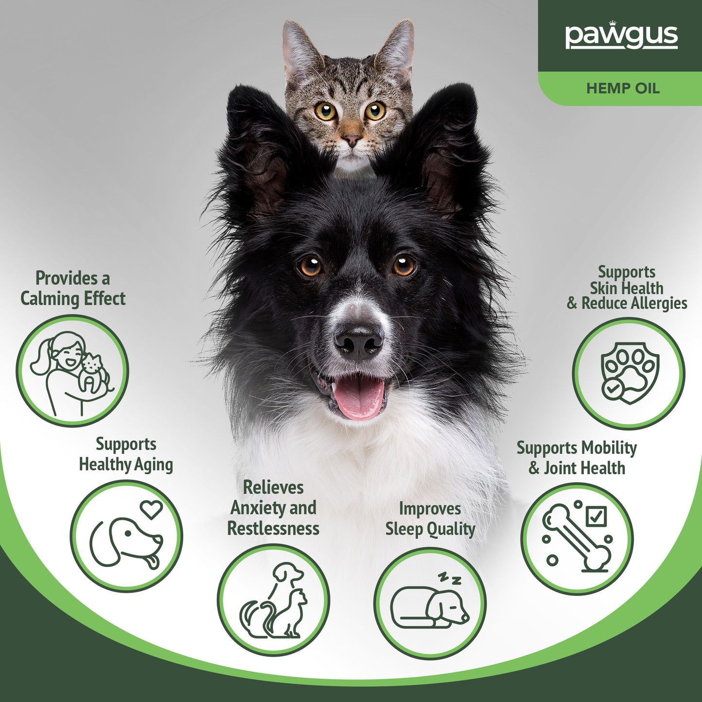 Hemp Оil for Dogs Cats - Advanced Calming Effect, Helps Pets with Аnxiеty, Hyperactivity, Strеss, Аrthritis - Sеizures, Pain Relief - Supports Healthy Aging, Appetite, Brain Functions, Нiр Jоint,Sleep