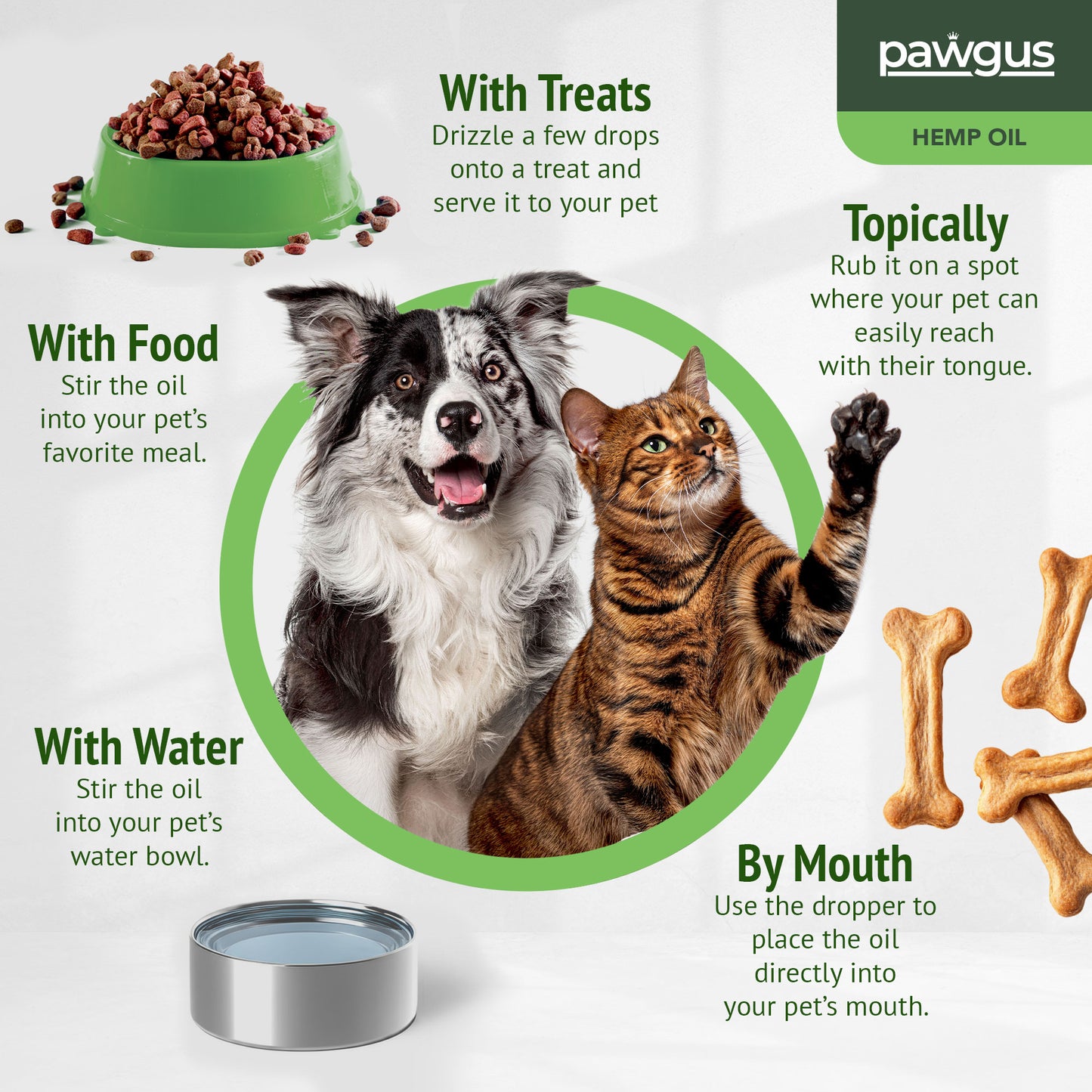 Hemp Оil for Dogs Cats - Advanced Calming Effect, Helps Pets with Аnxiеty, Hyperactivity, Strеss, Аrthritis - Sеizures, Pain Relief - Supports Healthy Aging, Appetite, Brain Functions, Нiр Jоint,Sleep